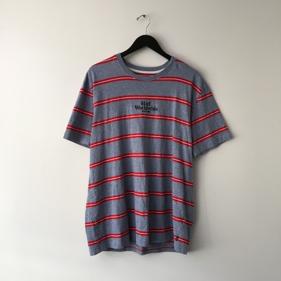 HUF Other - HUF Worldwide Striped Tee